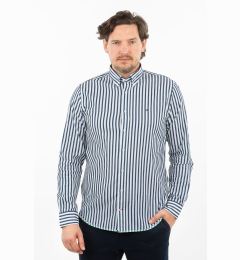 Снимка на Shirt - TOMMY HILFIGER TWO TONE DOBBY STRIPE SHIRT dark blue-white