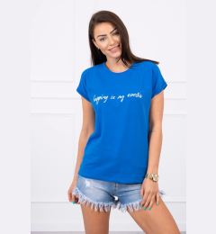 Снимка на Shopping blouse is my cardio purple-blue