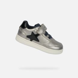 Снимка на Silver Girls Geox Djrock Sneakers - Girls