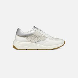 Снимка на Silver-white women's sneakers Geox Cristael - Women's