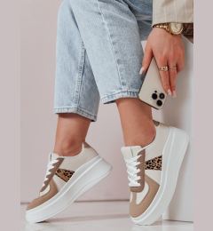 Снимка на Sneakersy damskie na platformie MODNIKKI khaki Dstreet