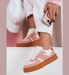 Снимка на Sneakersy damskie na platformie NOXSTEP różowe Dstreet
