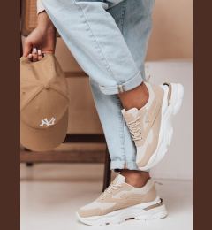 Снимка на Sneakersy damskie na platformie SPORTLITE beżowe Dstreet