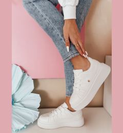 Снимка на Sneakersy damskie na platformie UPLEFT białe Dstreet