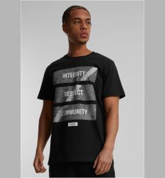 Снимка на Soccer Balls Coming Home Integrity, Respect, Community T-Shirt Black