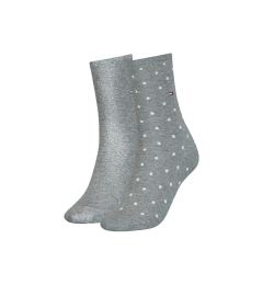 Снимка на Socks - Tommy Hilfiger Dot 2 Pack Grey