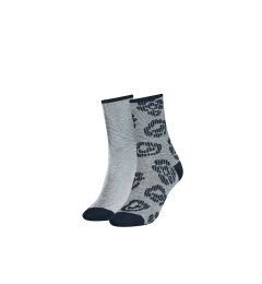 Снимка на Socks - Tommy Hilfiger Flower 2 pack blue