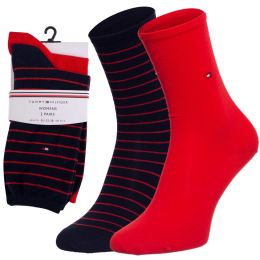 Снимка на Socks - Tommy Hilfiger Stripes 2 Pack Blue, Red