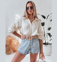 Снимка на Spodenki damskie jeansowe HOT LIGHT niebieskie Dstreet