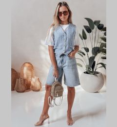 Снимка на Spodenki damskie jeansowe JEANZDAY niebieskie Dstreet