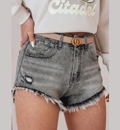 Снимка на Spodenki damskie jeansowe SHORT LIFE szare Dstreet