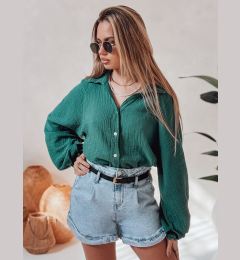 Снимка на Spodenki damskie jeansowe z paskiem SHORT LOVER niebieskie Dstreet