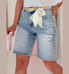 Damskie Jeansowe Paskiem