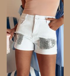 Снимка на Spodenki damskie SHINEWEAR białe Dstreet