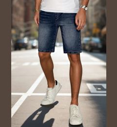 Снимка на Spodenki męskie denim look niebieskie Dstreet