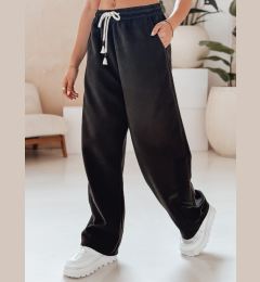 Снимка на Spodnie damskie dresowe wide leg DRESMOOD PREMIUM czarne Dstreet