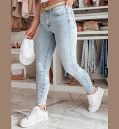 Снимка на Spodnie damskie jeansowe skinny VISBAN niebieskie Dstreet