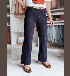 Снимка на Spodnie damskie jeansowe straight leg CLASSIFIT granatowe Dstreet