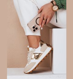 Снимка на Sportowe sneakersy damskie EASYSTEP beżowe Dstreet