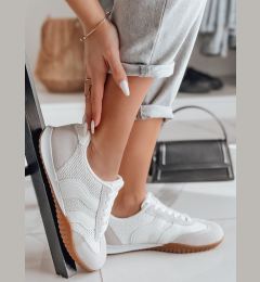 Снимка на Sportowe sneakersy damskie INFAMES białe Dstreet