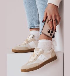 Снимка на Sportowe sneakersy damskie PEARLSTEP beżowy Dstreet