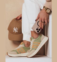 Снимка на Sportowe sneakersy damskie RETRODA zielone Dstreet