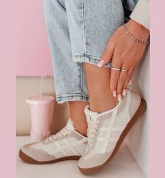 Снимка на Sportowe sneakersy damskie RUNLUX beżowe Dstreet