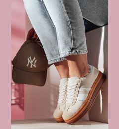 Снимка на Sportowe sneakersy damskie RUNTAG beżowe Dstreet
