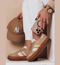 Снимка на Sportowe sneakersy damskie RUNTAG khaki Dstreet