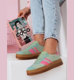 Снимка на Sportowe sneakersy damskie RUNTAG zielone Dstreet