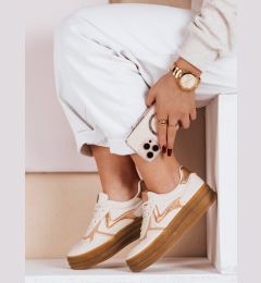 Снимка на Sportowe sneakersy damskie SPARKSOLO beżowe Dstreet