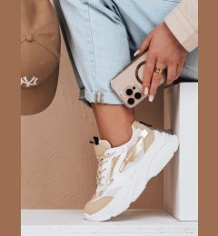 Снимка на Sportowe sneakersy damskie STEPLIFT złote Dstreet