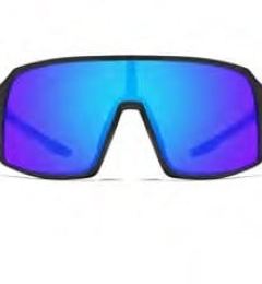 Снимка на Sports sunglasses WAYE - 7 Matt Black w Blue Multi lens Cat. 3