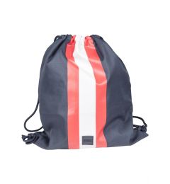 Снимка на Striped gymnastics bag nautical/fiery red/white