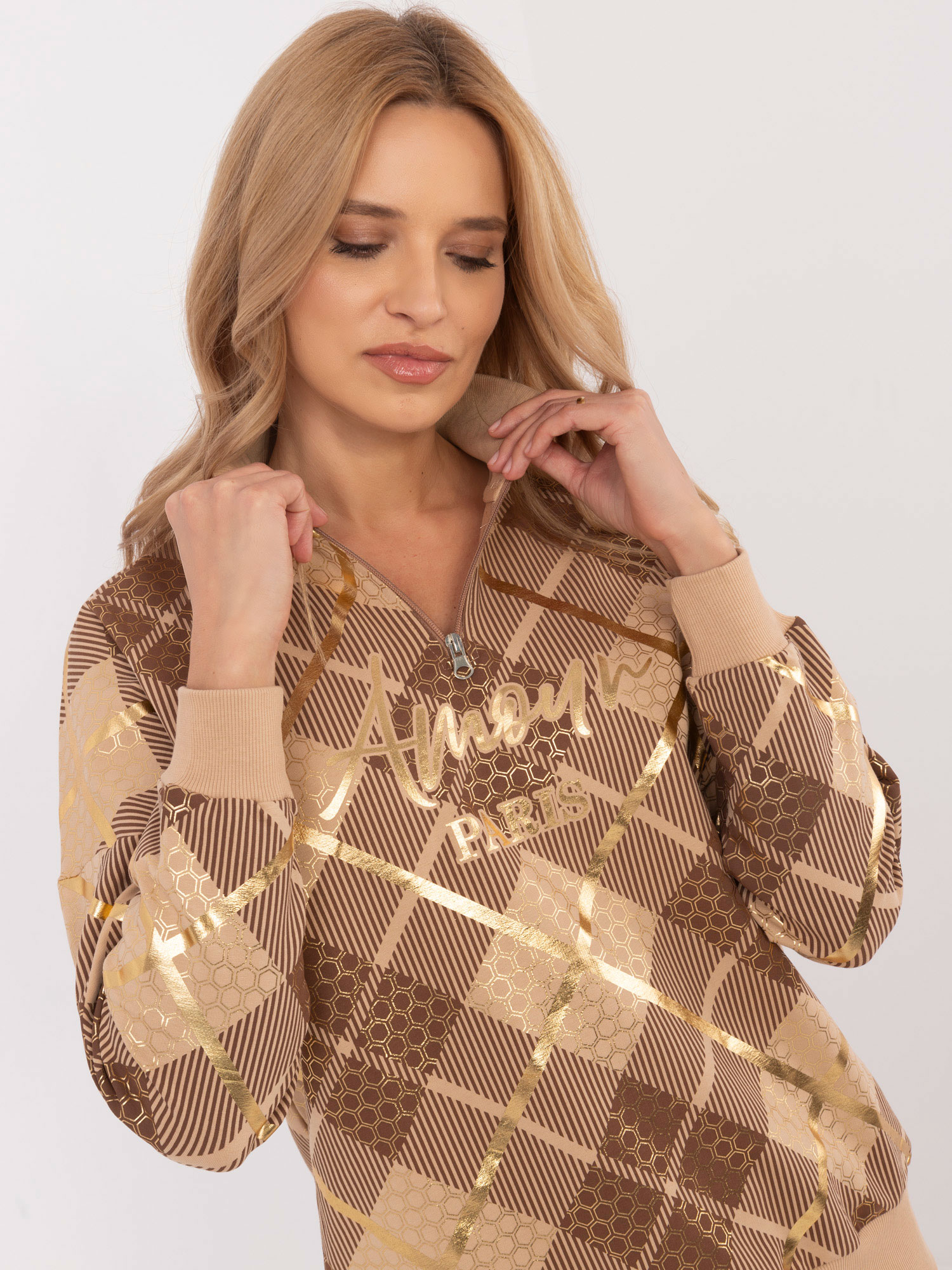 Снимка на Sweatshirt-CLM-BL-1259.59-camel