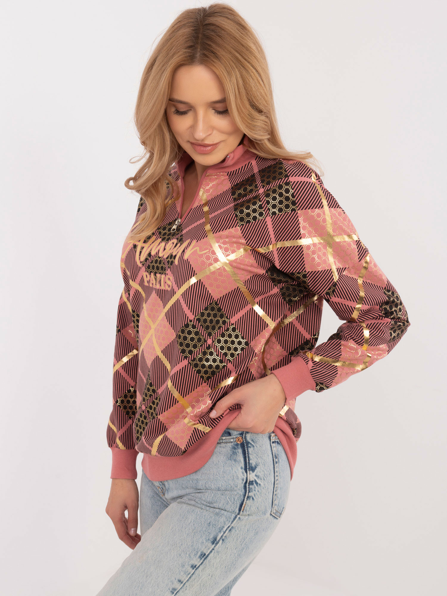Снимка на Sweatshirt-CLM-BL-1259.59-dark pink