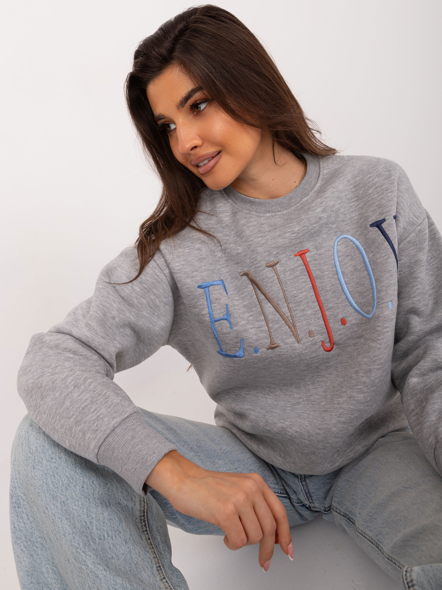 Снимка на Sweatshirt-D10606BA02565C-grey