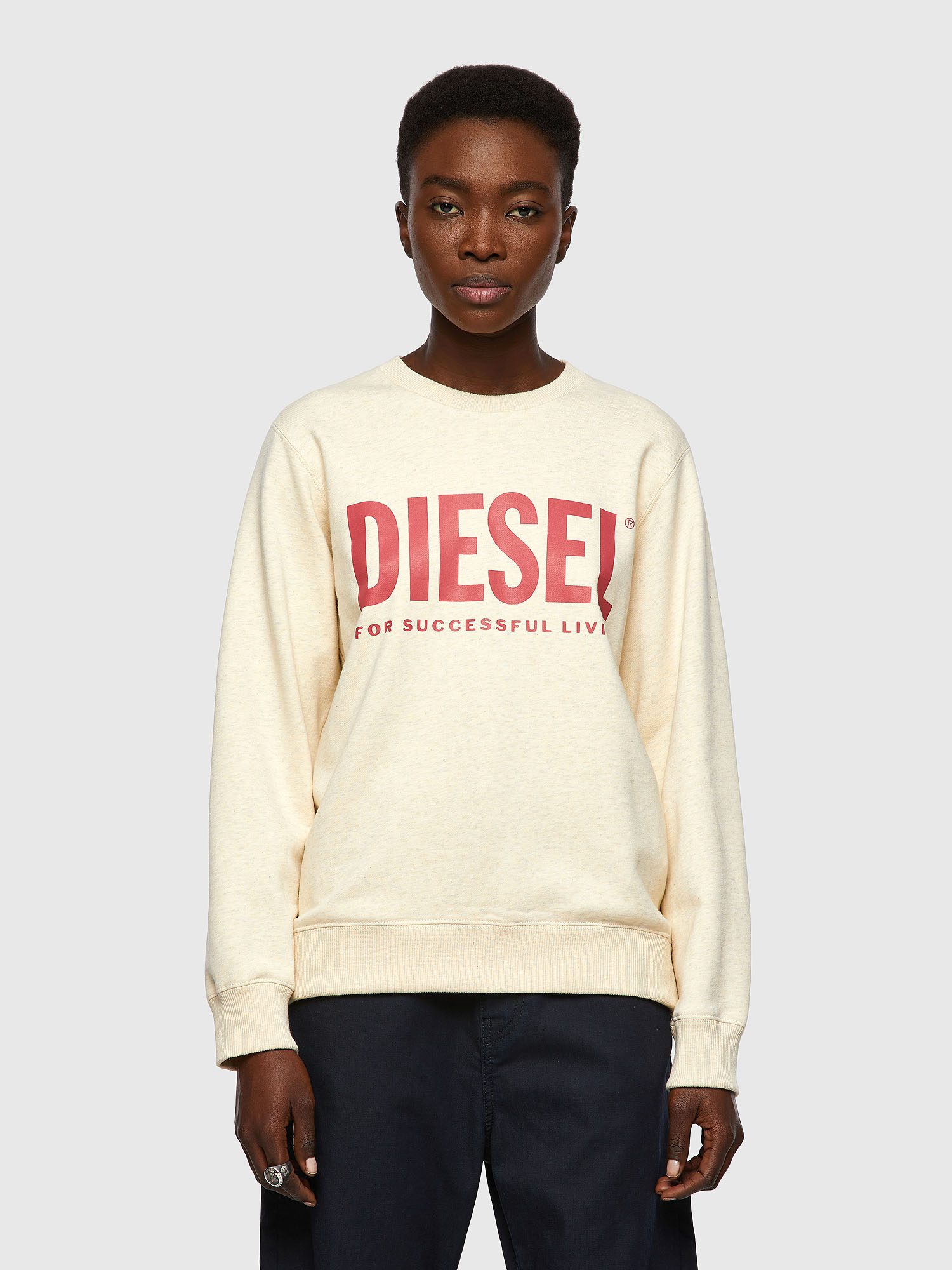 Снимка на Sweatshirt - Diesel FANGSECOLOGO SWEATSHIRT beige
