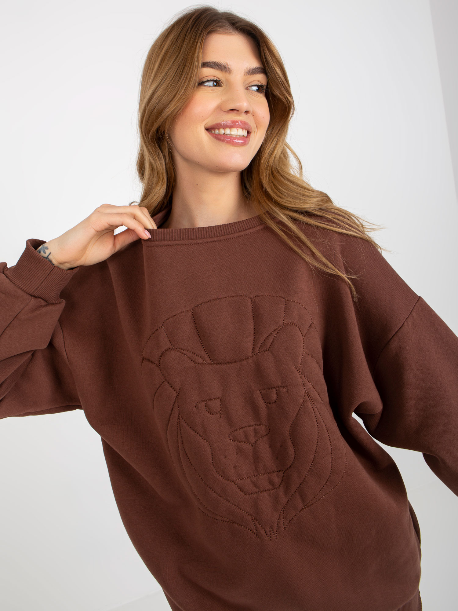 Снимка на Sweatshirt-EM-BL-617-4.41P-brown