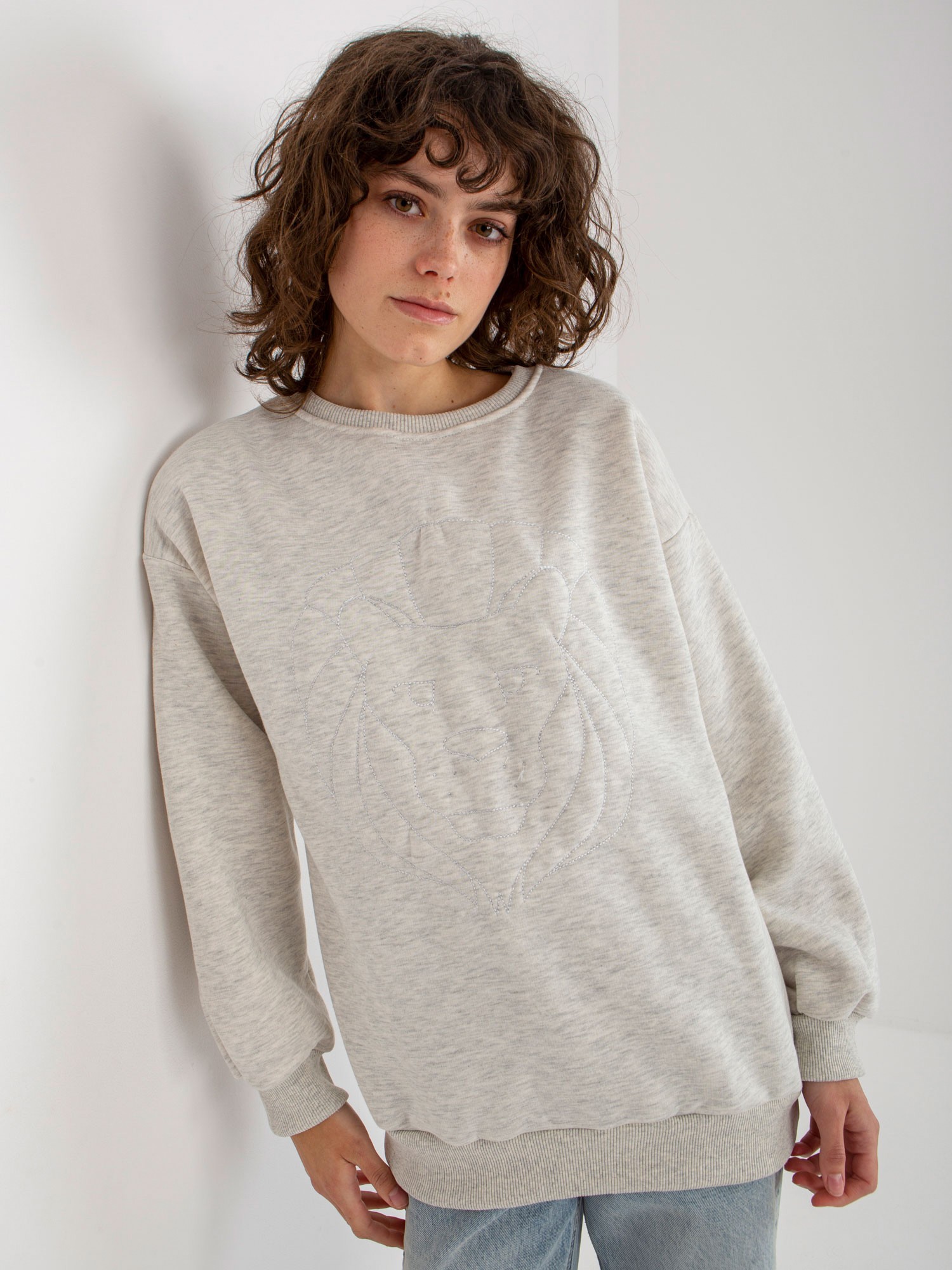 Снимка на Sweatshirt-EM-BL-617-4.41P-light gray
