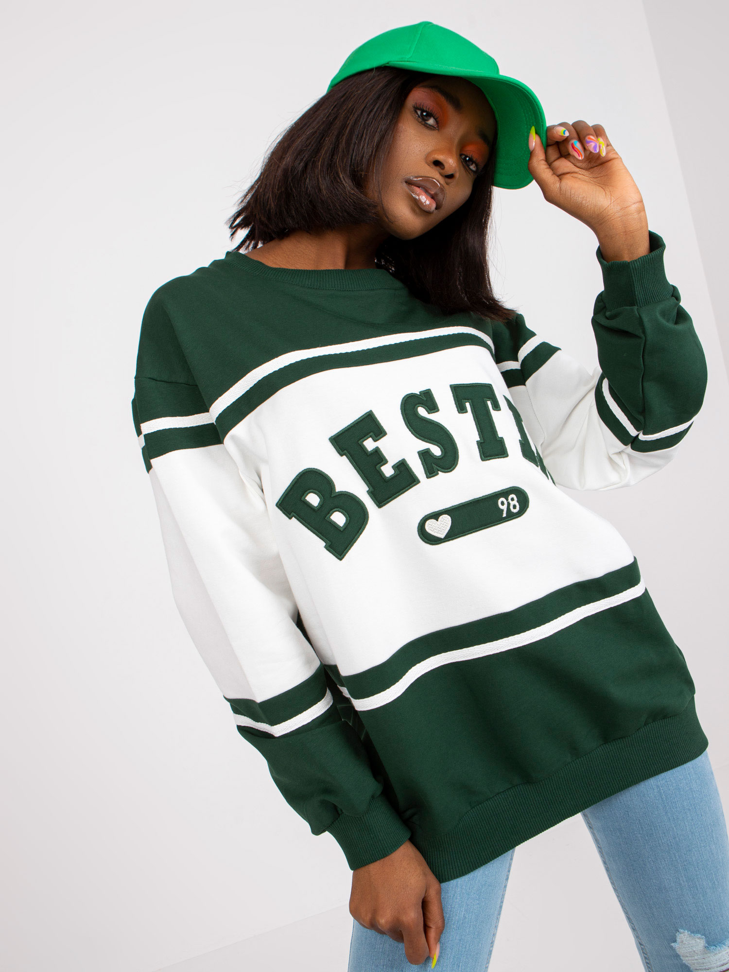 Снимка на Sweatshirt-FA-BL-7699.04P-dark green