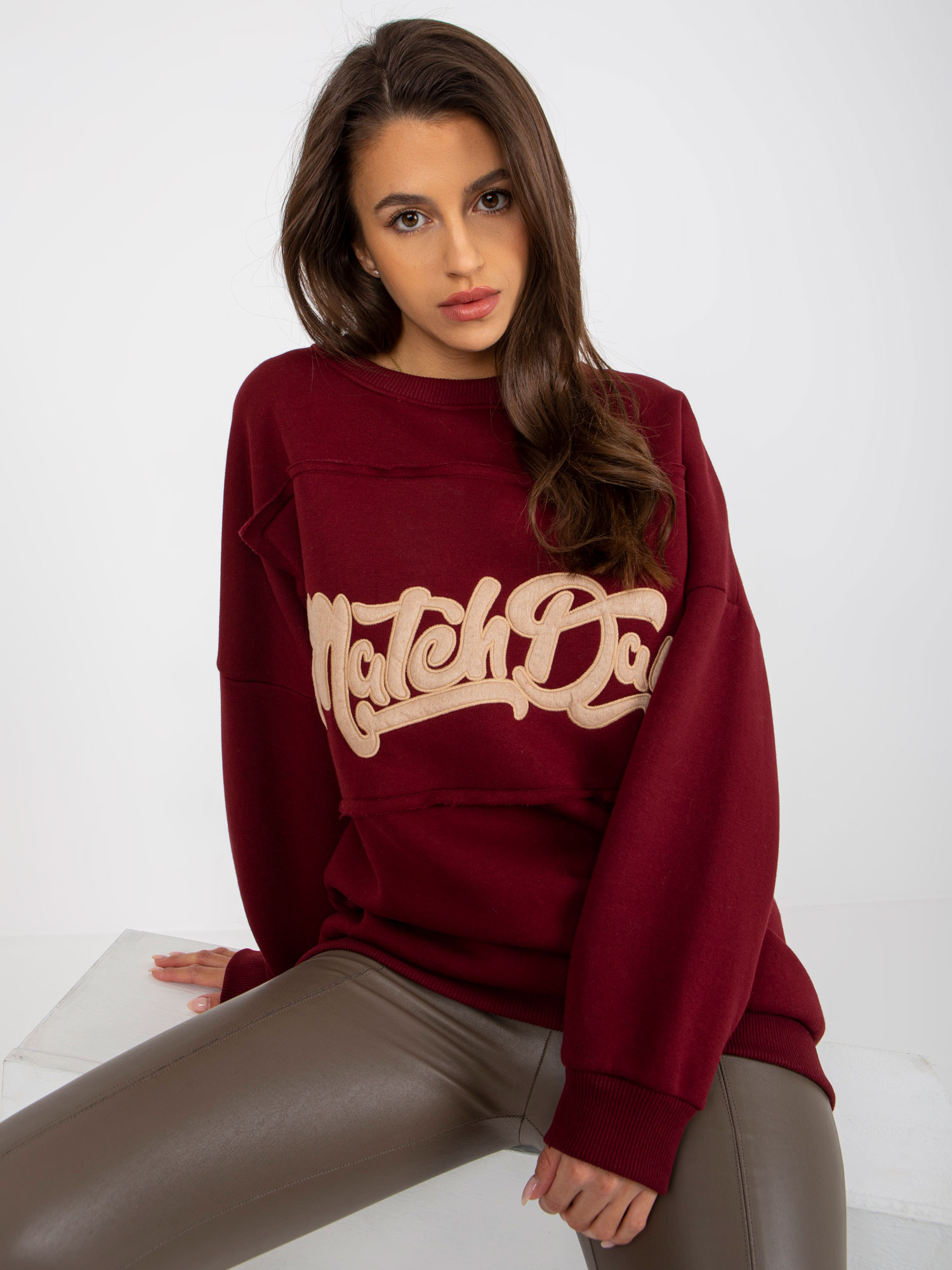 Снимка на Sweatshirt-FA-BL-8127.80P-burgundy
