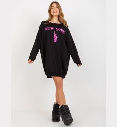 Снимка на Sweatshirt-VI-BL-3212.15X-black-pink