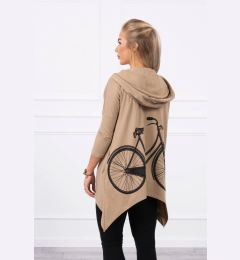 Снимка на Sweatshirt with a camel cycling print