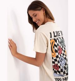 Снимка на T-shirt-D12022AC02645E-light beige