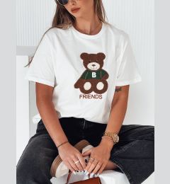 Снимка на T-shirt damski BAREN ecru Dstreet