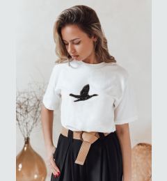 Снимка на T-shirt damski BRILD ecru Dstreet
