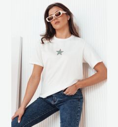 Снимка на T-shirt damski STAR POWDER ecru Dstreet