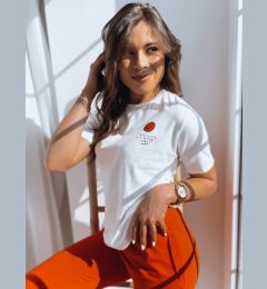 Снимка на T-shirt damski THE CUTEST ecru Dstreet