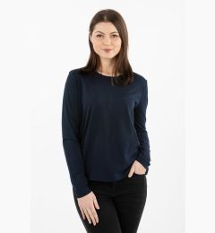 Снимка на T-Shirt - TOMMY HILFIGER JARA OPEN BACK TOP LS dark blue